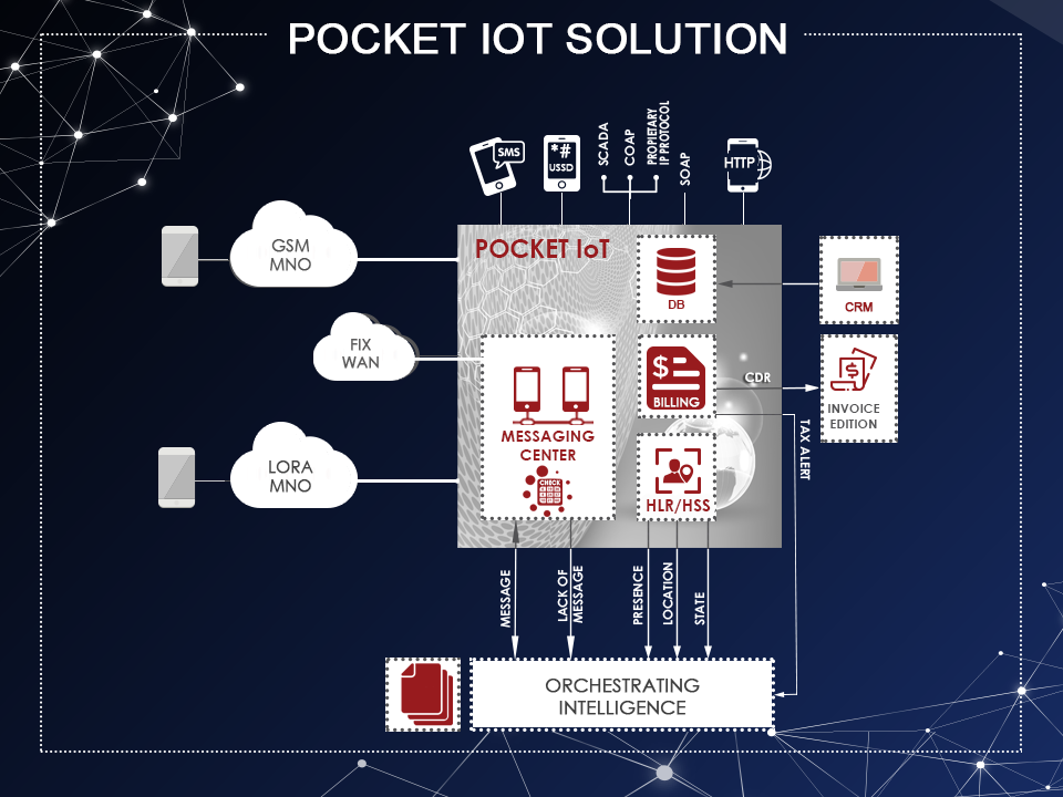 Architecture of Ouroboros Pocket IOT solution